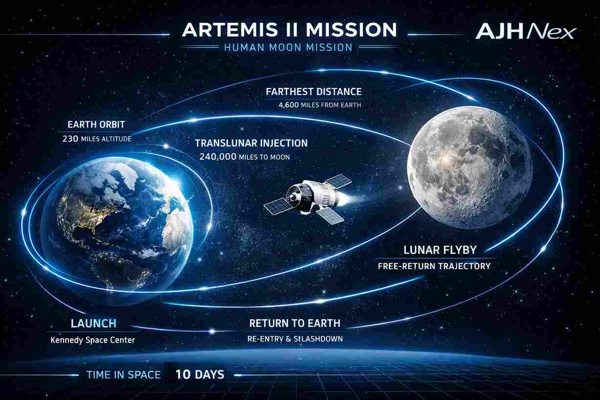 NASA Artemis II Launch 2026 Date, Crew & Investor Guide AJH Nex