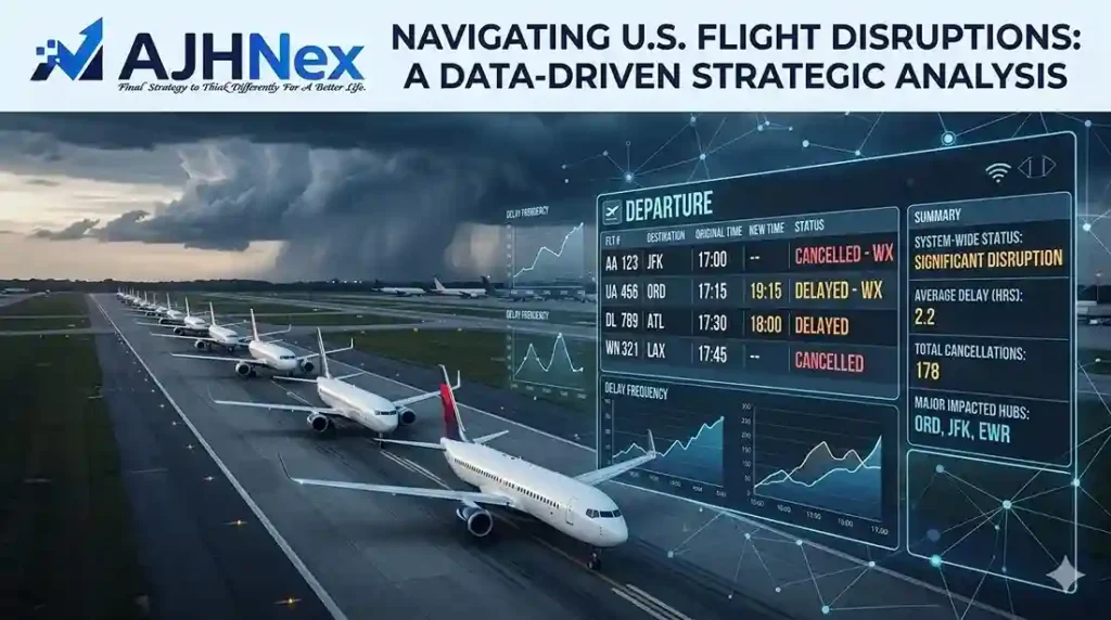 Storms Ground Flights U.S. Flight Delays and Cancellations Surge AJH Nex