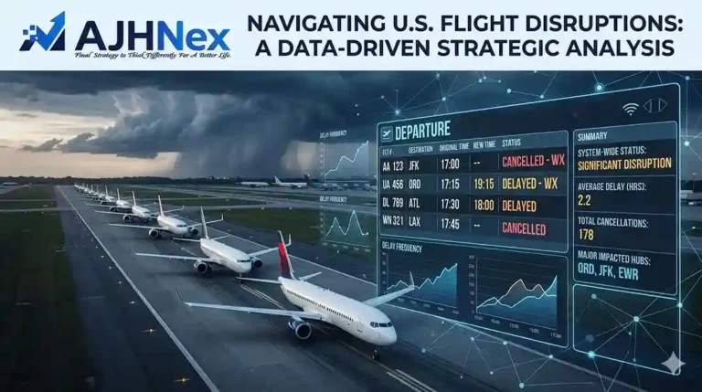 Storms Ground Flights U.S. Flight Delays and Cancellations Surge AJH Nex
