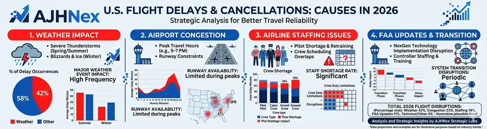 U.S. flight delays and cancellations AJH Nex